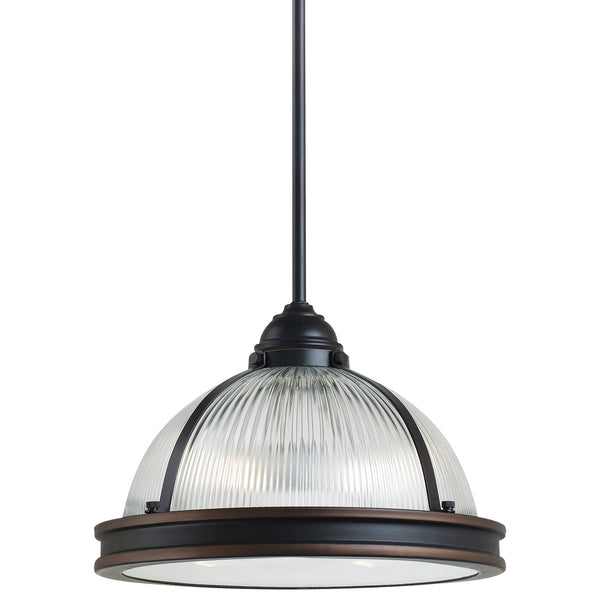 Pratt Street Prismatic Outdoor (Damp) Pendant by Generation Lighting