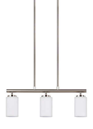 Buy brushed-nickel-with-cased-opal-etched-glass-and-opal-shade Oslo Pendant by Generation Lighting