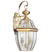Polished Brass with Clear Curved Beveled Glass and Clear Shade