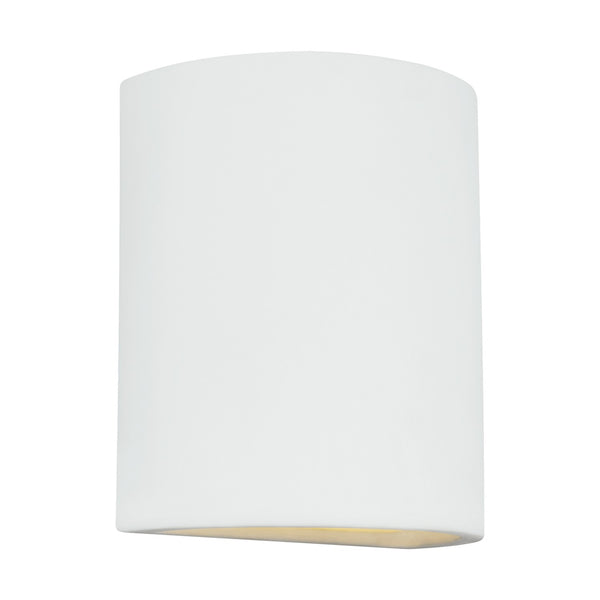 Paintable Ceramic Sconces Outdoor (Wet) Wall Lantern by Generation Lighting