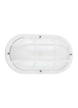 Buy white-with-frosted-ribbed-glass Bayside Outdoor (Wet) Wall Lantern by Generation Lighting