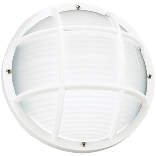 Buy white-with-frosted-ribbed-glass-and-frosted-shade Bayside Outdoor (Wet) Sconce by Generation Lighting