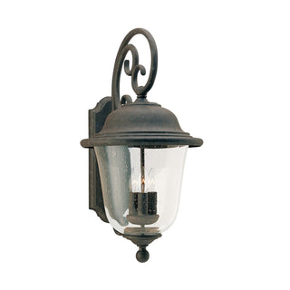 Buy oxidized-bronze-with-clear-seeded-glass Trafalgar Outdoor (Wet) Wall Lantern by Generation Lighting