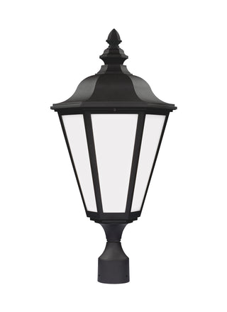 Buy black-with-smooth-white-glass-and-white-shade Brentwood Outdoor (Wet) Lantern by Generation Lighting