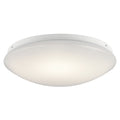 Ceiling Space Outdoor (Damp) Flush Mount Ceiling Light by Kichler