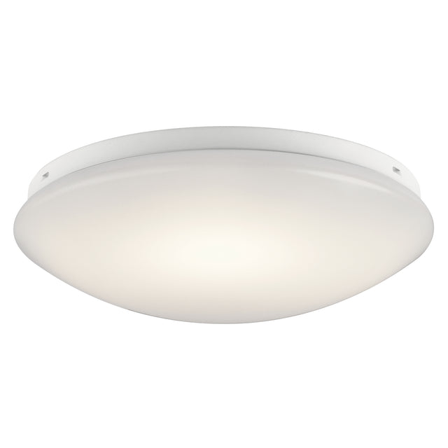 Ceiling Space Outdoor (Damp) Flush Mount Ceiling Light by Kichler