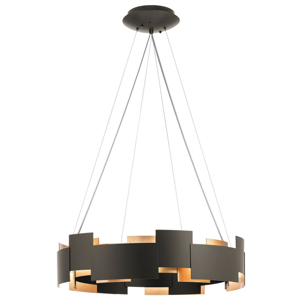 Moderne Outdoor (Damp) Chandelier by Kichler