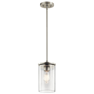 Buy brushed-nickel Crosby Pendant by Kichler