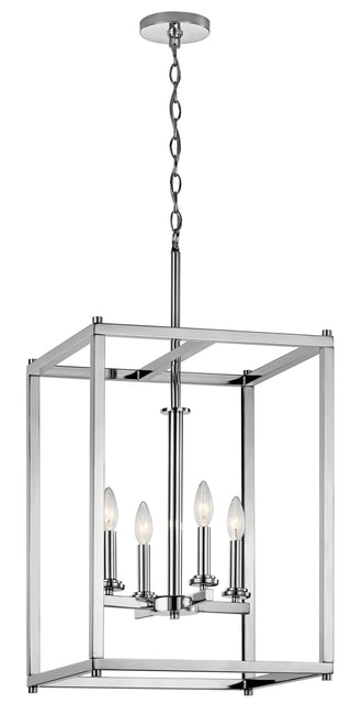 Buy chrome-with-clear-glass Crosby Pendant by Kichler