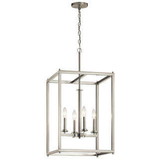 Buy brushed-nickel-with-clear-glass Crosby Pendant by Kichler