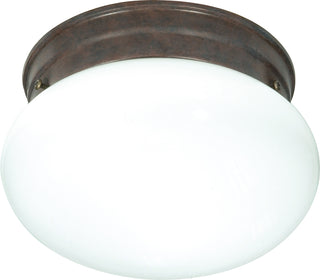Buy old-bronze-with-white-glass Outdoor (Damp) Flush Mount Light by Nuvo Lighting
