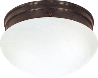 Buy old-bronze-with-alabaster-glass Outdoor (Damp) Flush Mount Ceiling Light by Nuvo Lighting