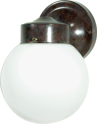 Buy old-bronze-with-white-glass Outdoor (Wet) Wall Lantern by Nuvo Lighting