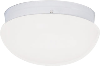 Buy white-with-white-glass Outdoor (Damp) Flush Mount Ceiling Light by Nuvo Lighting