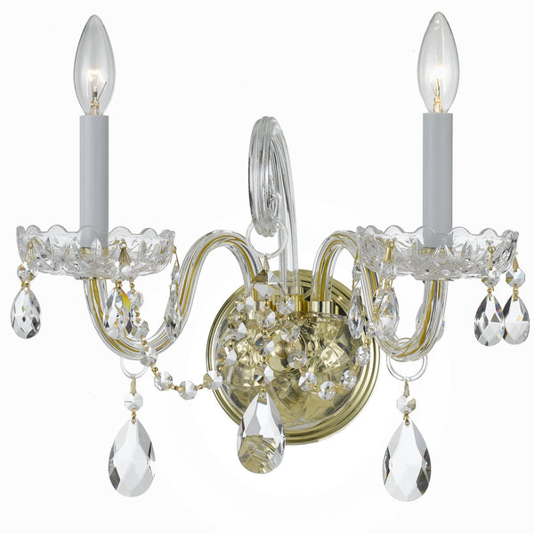 Traditional Crystal Wall Sconce by Crystorama
