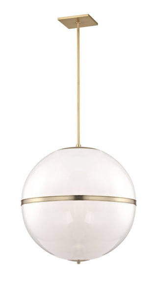 Buy aged-brass-with-lucite-glass Truax Chandelier by Crystorama