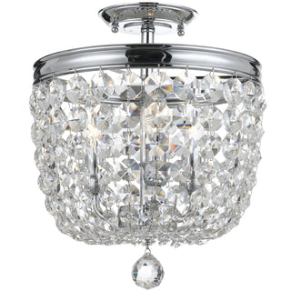 Buy polished-chrome Archer Semi-Flush Mount Ceiling Light by Crystorama
