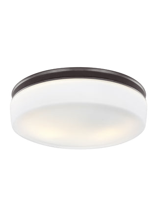 Buy oil-rubbed-bronze Issen Outdoor (Damp) Flush Mount Ceiling Light by Visual Comfort Studio