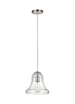 Buy satin-nickel Doyle Outdoor (Damp) Pendant by Visual Comfort Studio