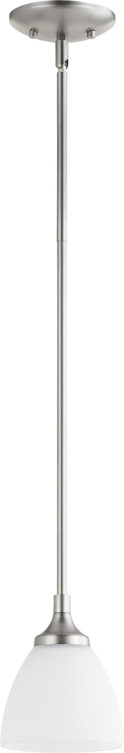 Buy satin-nickel Enclave Outdoor (Damp) Pendant by Quorum