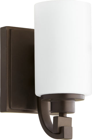 Buy oiled-bronze Lancaster Outdoor (Damp) Sconce by Quorum