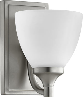 Buy satin-nickel Enclave Outdoor (Damp) Sconce by Quorum