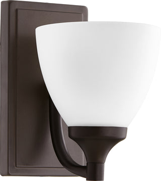 Buy oiled-bronze Enclave Outdoor (Damp) Sconce by Quorum