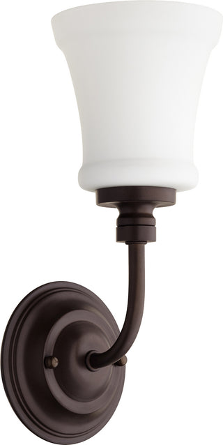 Buy oiled-bronze Rossington Outdoor (Damp) Sconce by Quorum