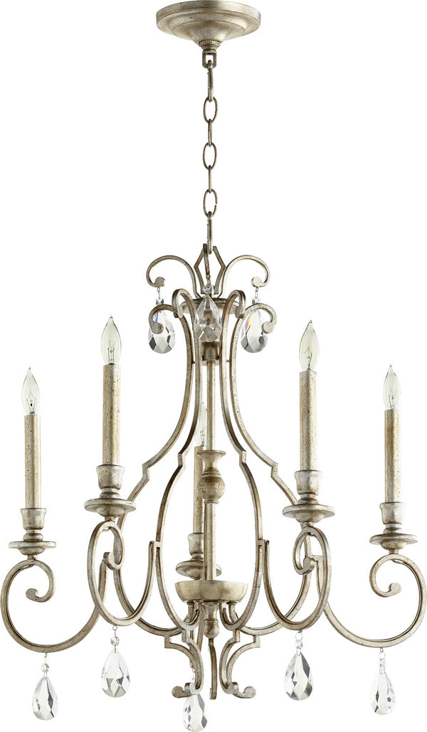Ansley Outdoor (Damp) Chandelier by Quorum