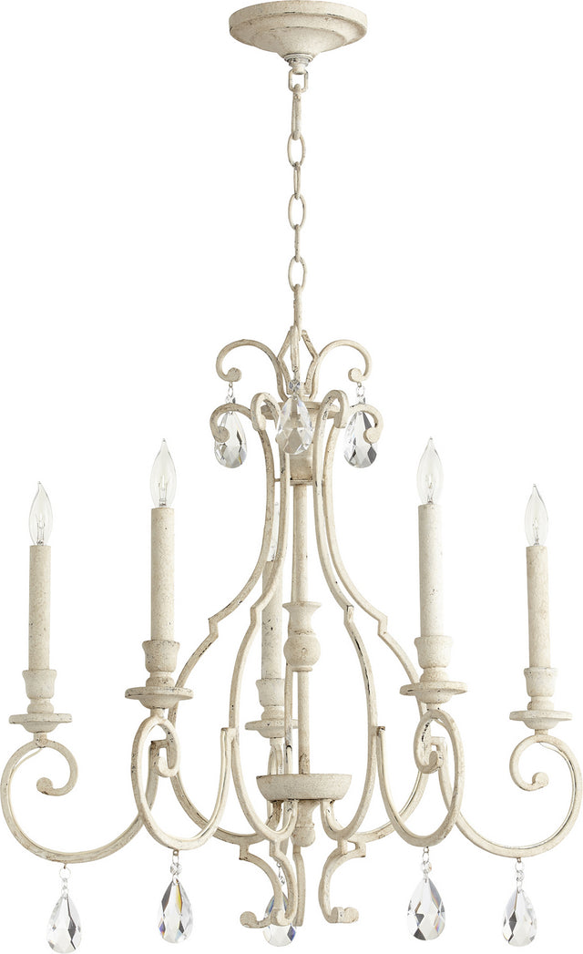 Ansley Outdoor (Damp) Chandelier by Quorum