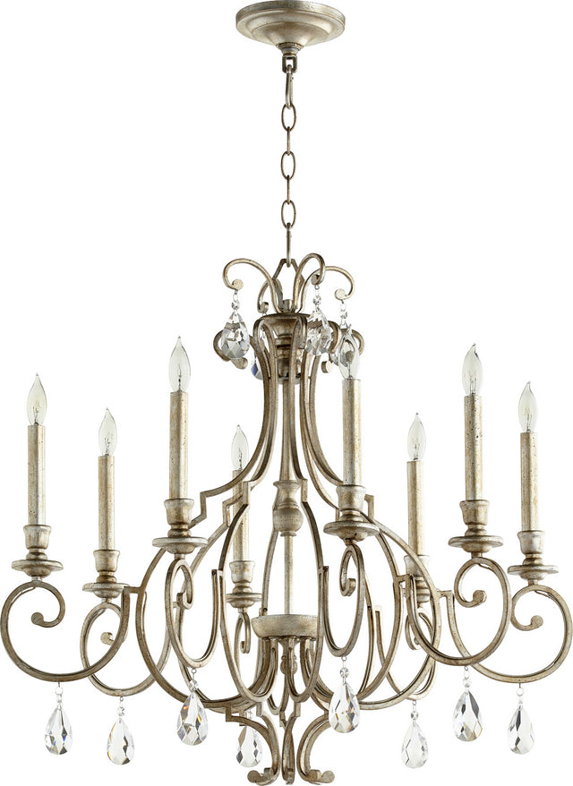 Ansley Outdoor (Damp) Chandelier by Quorum