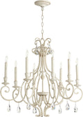 Ansley Outdoor (Damp) Chandelier by Quorum