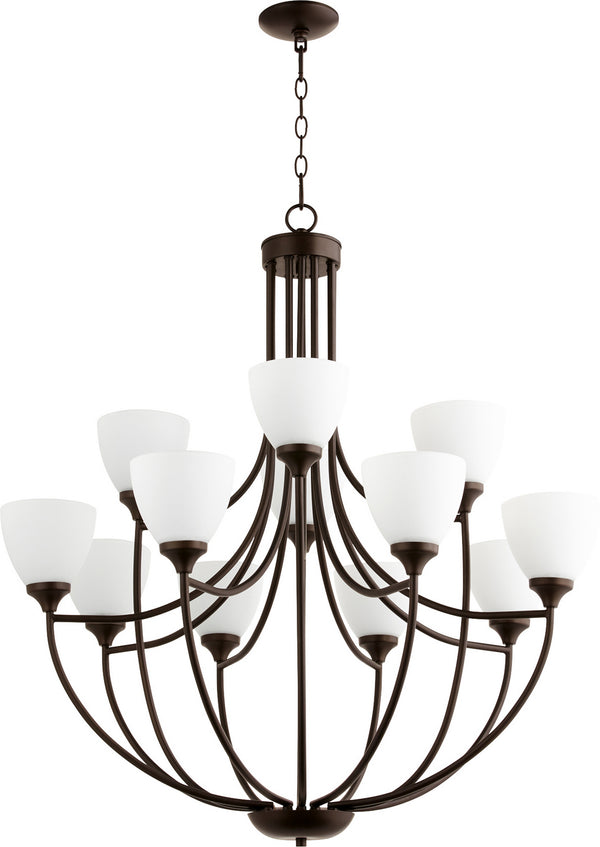 Enclave Chandelier by Quorum