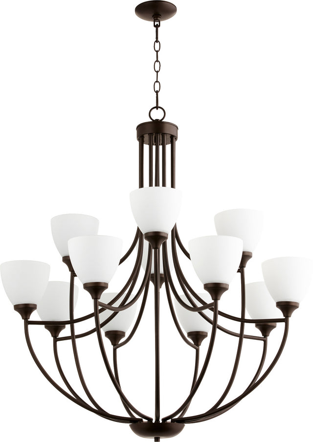 Enclave Chandelier by Quorum