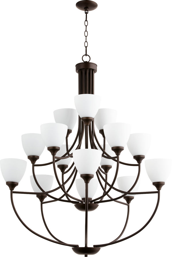 Enclave Chandelier by Quorum