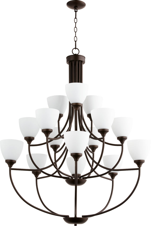 Enclave Chandelier by Quorum