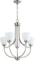 Enclave Outdoor (Damp) Chandelier by Quorum