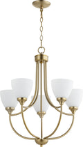 Enclave Chandelier by Quorum