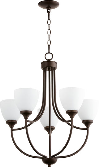 Buy oiled-bronze Enclave Outdoor (Damp) Chandelier by Quorum