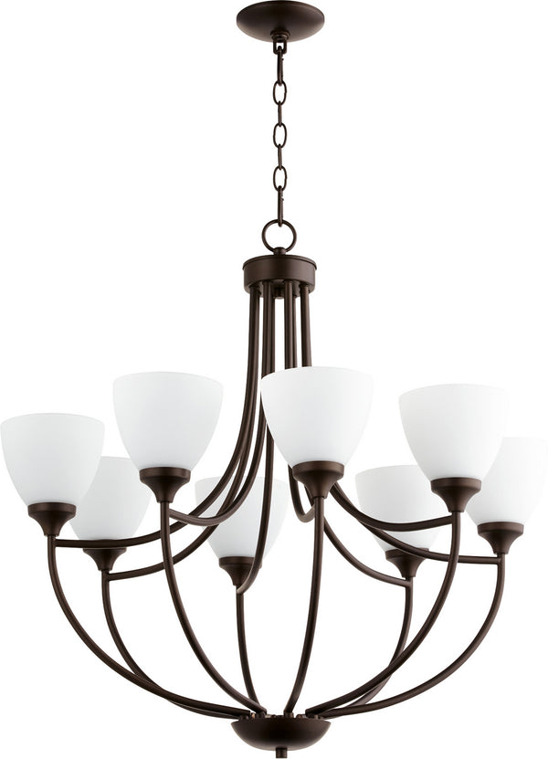 Enclave Chandelier by Quorum