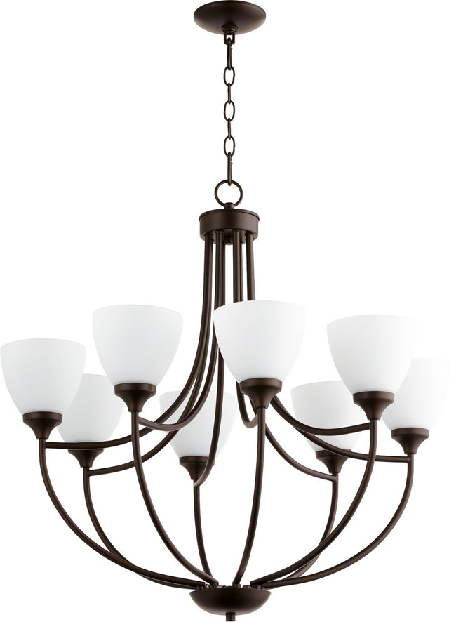 Enclave Chandelier by Quorum