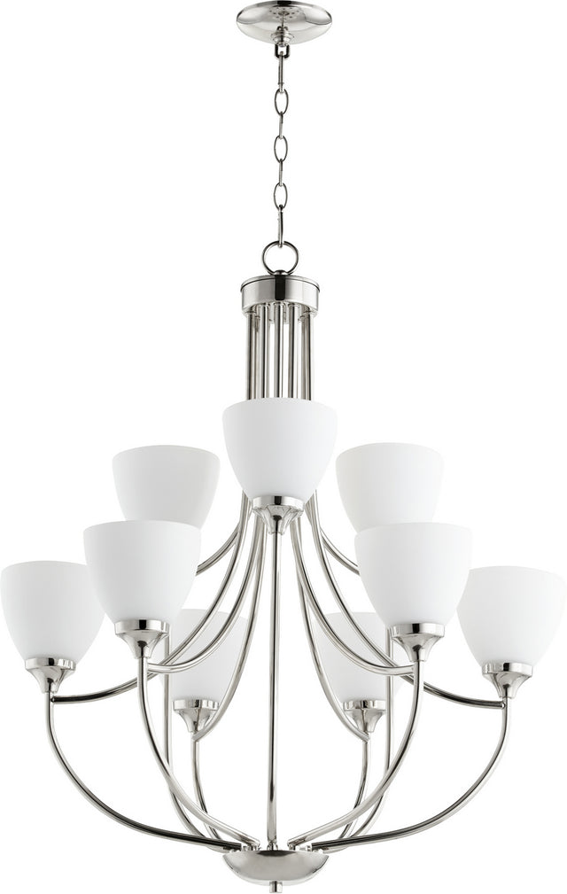 Enclave Chandelier by Quorum