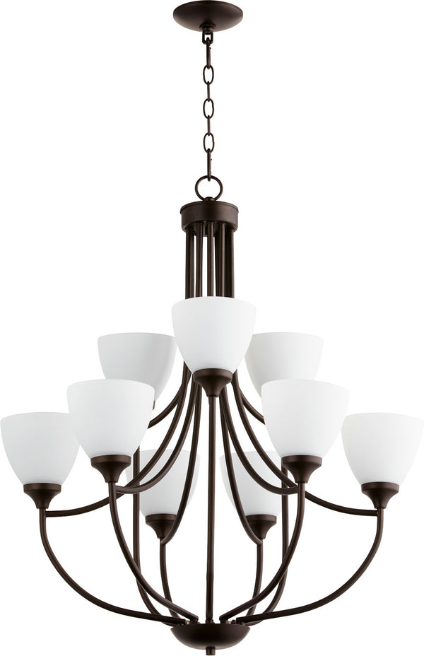 Enclave Chandelier by Quorum