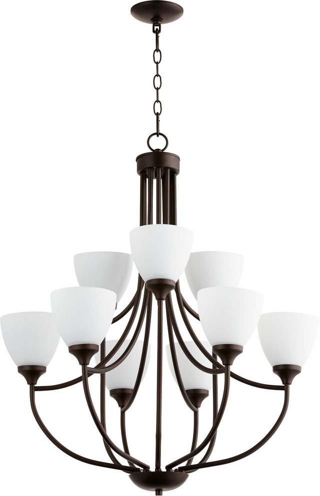 Enclave Chandelier by Quorum