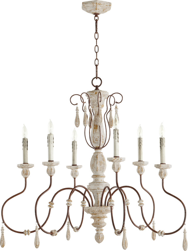 La Maison Outdoor (Damp) Chandelier by Quorum