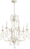 Ariel Outdoor (Damp) Chandelier by Quorum