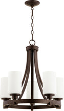 Lancaster Outdoor (Damp) Chandelier by Quorum