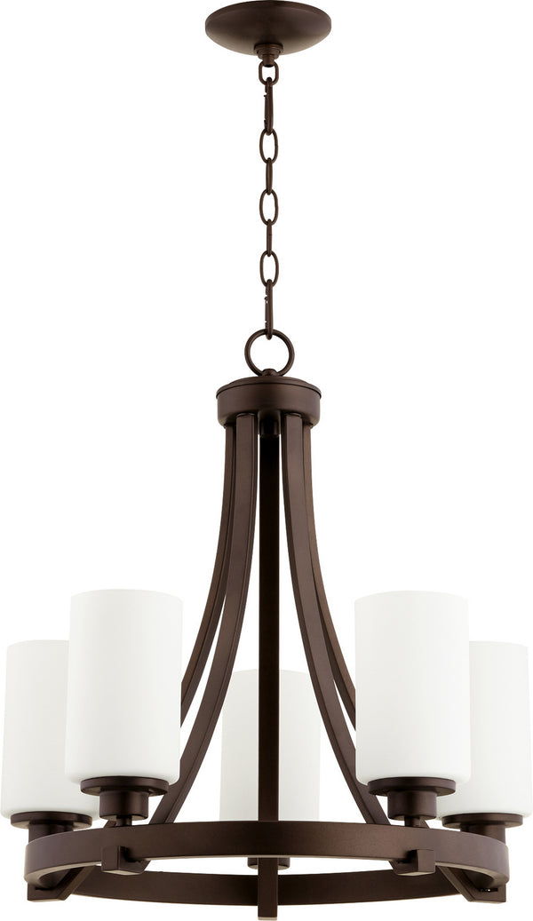Lancaster Outdoor (Damp) Chandelier by Quorum