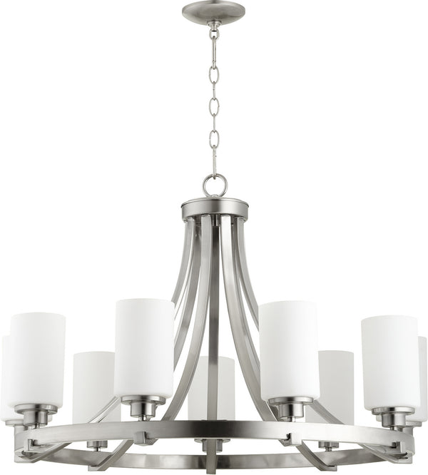 Lancaster Outdoor (Damp) Chandelier by Quorum