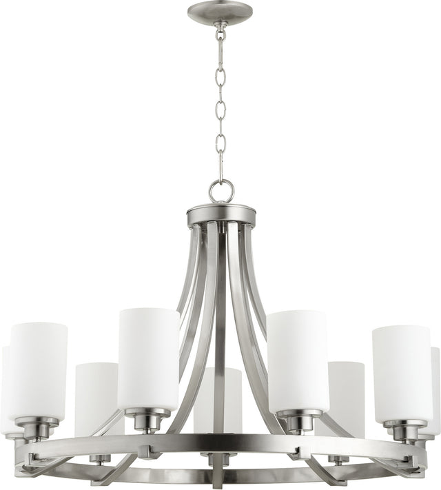 Lancaster Outdoor (Damp) Chandelier by Quorum